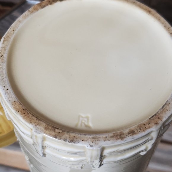 Marks Rosenfeld Vintage Kitchen Canister - Grain Mill Scene - 7" x 4 1/4" - Picture 7 of 7